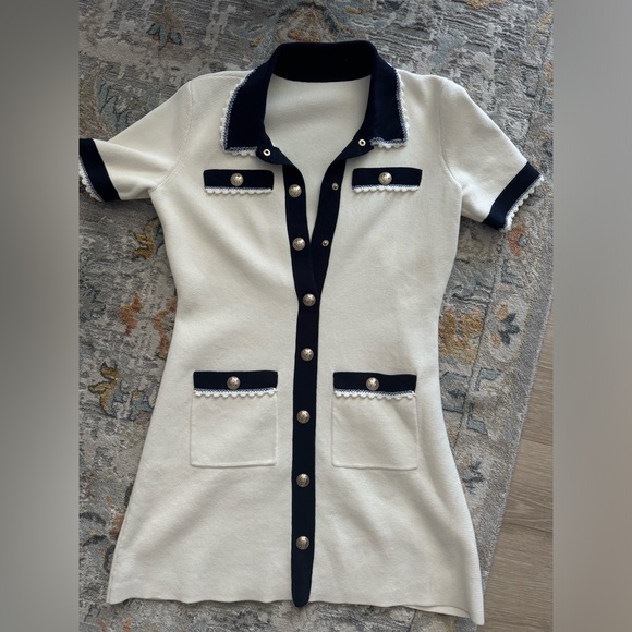 Maje Contrast Knit Size 1 (EU36) - Picture 3 of 4